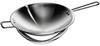 Electrolux INFI-WOK frying pan (Edelstahl, 34 cm, Wok Pfanne) (5069430) Silber
