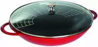 Staub 40509-898-0, STAUB Wok 1004257 | Gusseisen | 37 cm &Oslash; | 5,7 l | Induktion &