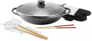 Kopf Mai-Lu Wok mit Deckel Induktion 36 cm