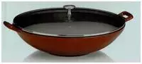 Kela 11947, Kela Wok Calido 4l &Oslash;36cm H17cm rot