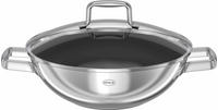 R&Ouml;SLE Wok "MOMENTS &Oslash; 28 cm m. Deckel ProPlex" Edelstahl 18/10 1 tlg. tlg.