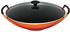 Le Creuset Wok mit Glasdeckel 36 cm volcanic