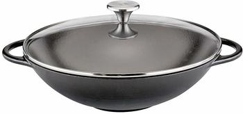 Küchenprofi Provence Wok mit Deckel 30 cm schwarz Küchenprofi Provence Wok mit Deckel 30 cm schwarz