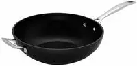 Le Creuset 0630870273213, Rund, Wok-/Bratpfanne, Schwarz, Edelstahl, Aluminium, 4,7