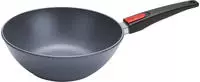 WOLL Wok "Diamond Lite Wok" Aluminiumguss abnehmbarer Griff, Induktion