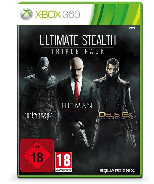 Ultimate Stealth Triple Pack: Deus Ex - Human Revolution + Hitman - Absolution + Thief (Xbox 360)
