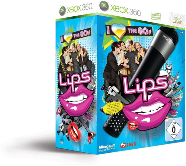 Lips - I love the 80s inkl. Mikrofon (Xbox 360)
