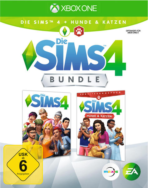 Microsoft The Sims 4 Plus Cats & Dogs Bundle Xbox One