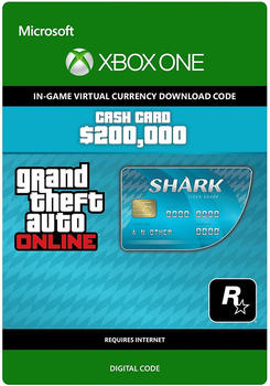 Take 2 Grand Theft Auto Online: Cash Card 200.000 - Tiger Shark (Add-On) (Xbox One)