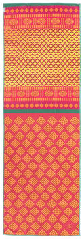 bodhi Grip² Yoga Towel Art Collection Safari Sari rot-gelb