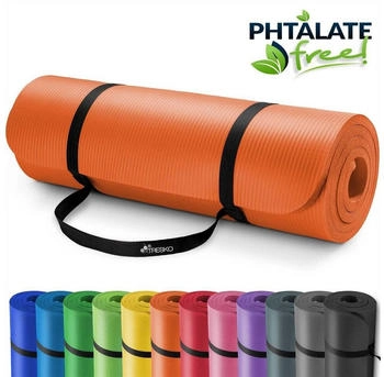 Tresko TRESKO&reg; Yoga Mat 190x100x1,5 cm orange