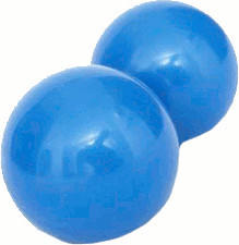 Sissel Pilates Ball (9 cm) blue 2x450gr
