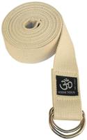 bodhi Yogagurt Asana Belt, Metallringe Baumwolle natur 1 St