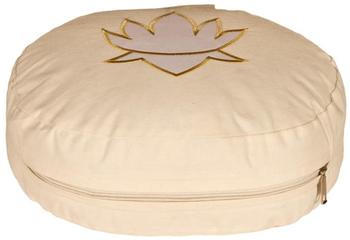 Yogabox Meditationskissen Lotus oval natur