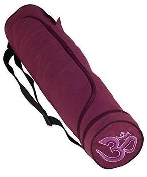 Yogabox Yogatasche OM Baumwolle aubergine 80