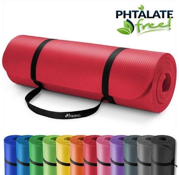 Tresko TRESKO&reg; Yoga Mat 185x60x1 cm red