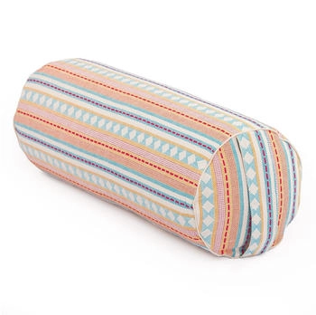bodhi ETHNO Collection Yoga Bolster apricot/light blue