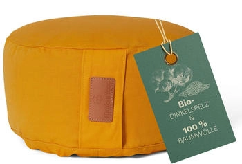 DoYourYoga Yoga bolster 30cm x 15cm curry yellow