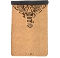 Myga Extra gro&szlig;e Kork-Yogamatte - Elefant 1 St