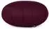 bodhi Zafu ECO Meditationskissen, Bio-Baumwolle, Dinkelfüllung, aubergine