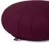 bodhi Zafu ECO Meditationskissen, Bio-Baumwolle, Dinkelfüllung, aubergine