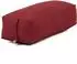 bodhi Maharaja Salamba Yoga-Bolster rechteckig, Baumwolle, dunkelrot (Mayuri)