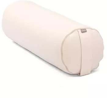bodhi Yoga Bolster ECO rund, Bio-Baumwolle, Dinkelf&uuml;llung, natur