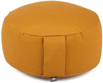 bodhi Meditationskissen Rondo ECO Dinkelf&uuml;llung, honig-gelb