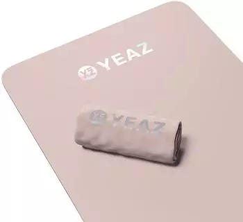 YEAZ CARESS Yoga-Set Matte & Handtuch, beige