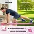 DoYourFitness Jivan Fitnessmatte 183x61x2cm, rutschfest, pink
