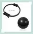 Relaxdays Pilates-Set Ring, Ball, Bänder, Gewichte, Pumpe, Tasche, 11-teilig