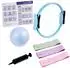 Relaxdays Pilates-Set 6-teilig, Ring, Ball, Bänder (10054388)