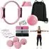 Relaxdays Pilates-Set mit Ring, Ball, Bändern, Gewichten & Tasche, 11-teilig