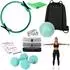 Relaxdays Pilates-Set 11-teilig mit Ring, Ball, Bändern, Gewichten & Tasche (10054390)