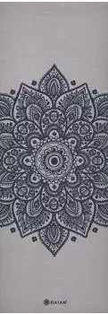 Gaiam Sundial Flower Yogamatte, grau, 5mm (65732)
