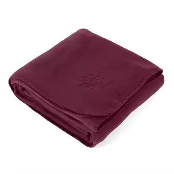 bodhi Asana Blanket Yogadecke Fleece, bordeaux (150x200cm)