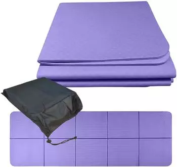 Relaxdays Faltbare Yogamatte 6mm