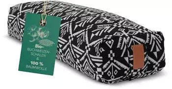 DoYourYoga Yoga Bolster Paravati Buchweizenf&uuml;llung, Baumwolle, 67x13cm