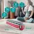 DoYourYoga Yoga-Bolster rund, Bio-Buchweizenschalen, 68cm