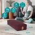 DoYourYoga Yoga Bolster Paravati, Bio-Dinkelspelz, rechteckig, 67x13cm