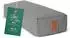 DoYourYoga Yoga Bolster Paravati rechteckig, Bio-Dinkelspelz, zementgrau, 67x13cm