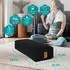 DoYourYoga Yoga Bolster Paravati, Bio-Dinkelspelz, rechteckig, schwarz (67x13cm)