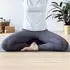 bodhi Rondo ECO Meditationskissen Dinkelfüllung, anthrazit