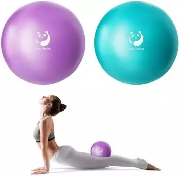 LuxusKollektion Gymnastikball 23cm Pilates, Balance, blauer See + lila
