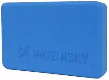 Wozinsky Yoga-Block f&uuml;r Pilates und Dehn&uuml;bungen, blau (WKDJ-B1)