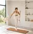 Relaxdays Yogamatte mit Tragegurt, 5mm, braun