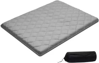 VEVOR Japanische Futon-Matratze faltbar Queen Size grau 2032x1524x89mm