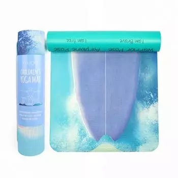 Myga Surfer Kinder-Yogamatte, bunt, 150x55cm (RY1120)