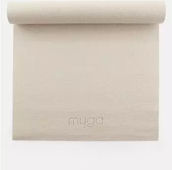 Myga Yoga- & Fitnessmatte rutschfest beige 61x173cm (RY2543)