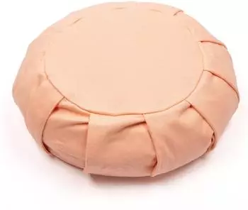Myga Zafu Meditationskissen, rose, Buchweizenf&uuml;llung, waschbarer Bezug (RY1156)